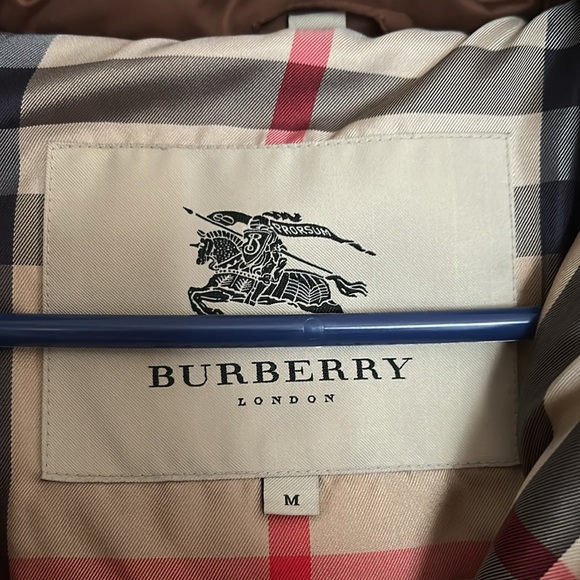 Burberry Brown Puffer Jacket - Picture 2 of 14